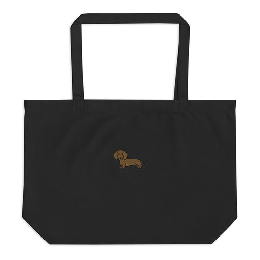 Christopher - Brown Dachshund (Tote Bag)